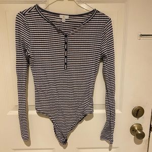Charming Charlie long sleeve bodysuit